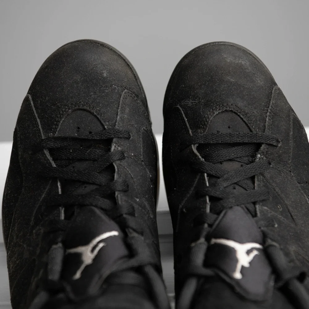 Jordan 6 Retro Low Chrome Black Mens Sz 12 Urban Streetwear Sneakerhead GorpCore